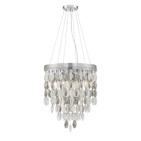 Crystorama Hudson 9 Light Chrome Chandelier HUD-A2219-CH